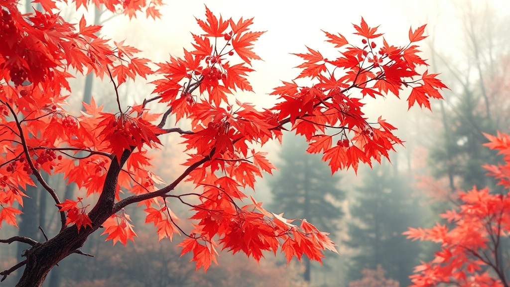 마가목이란? 특징과 역사 (illustration 스타일)