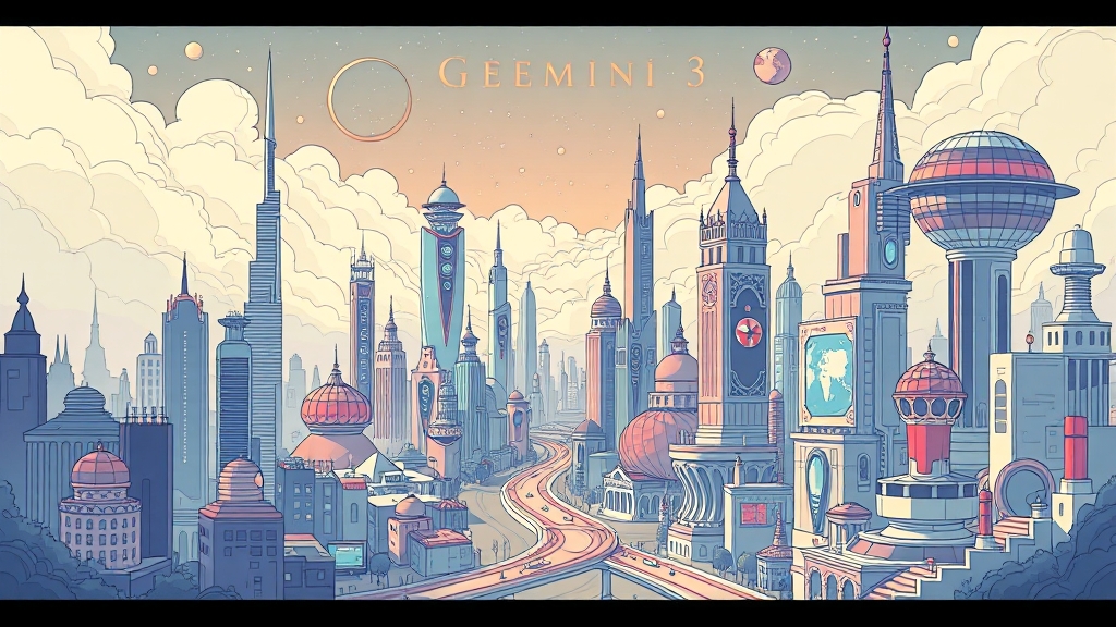 제미나이 3 한계 및 전망 (illustration 스타일)