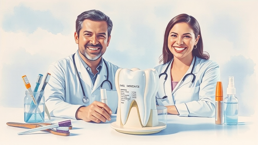 이빨보호제약, 사용 시 주의사항 (watercolor 스타일)