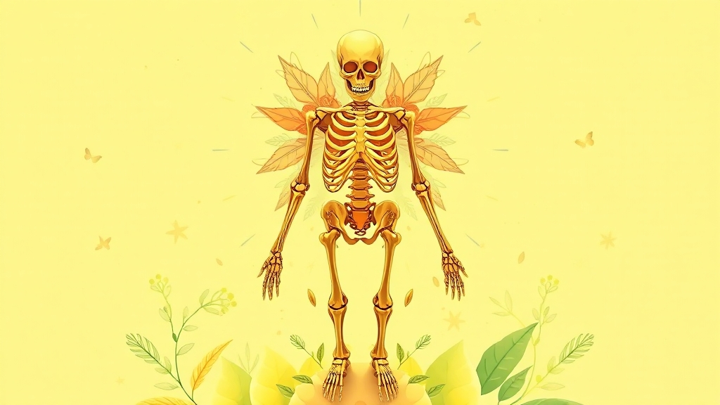 효과적인 영양제 성분 (illustration 스타일)