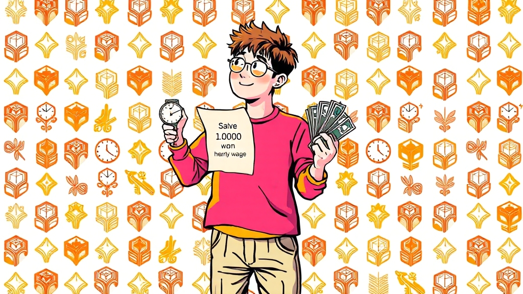 주휴수당 계산 사례로 쉽게 이해하기 (popart 스타일)