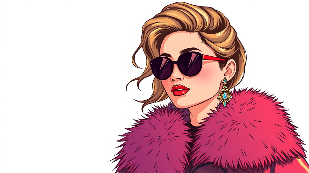 과시 소비와 관련된 최신 트렌드 및 미래 전망 (illustration 스타일)