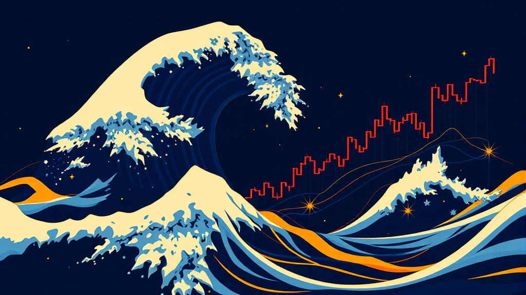 비트코인 ETF (illustration 스타일)