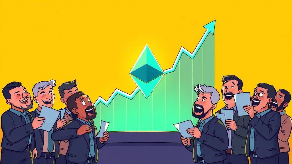 이더리움 ETF 승인 효과 (cartoon 스타일)