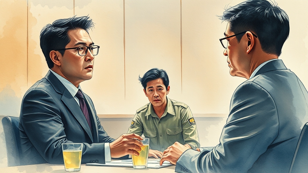 드라마 속 ‘산재 사건’ 심층 분석 (watercolor 스타일)