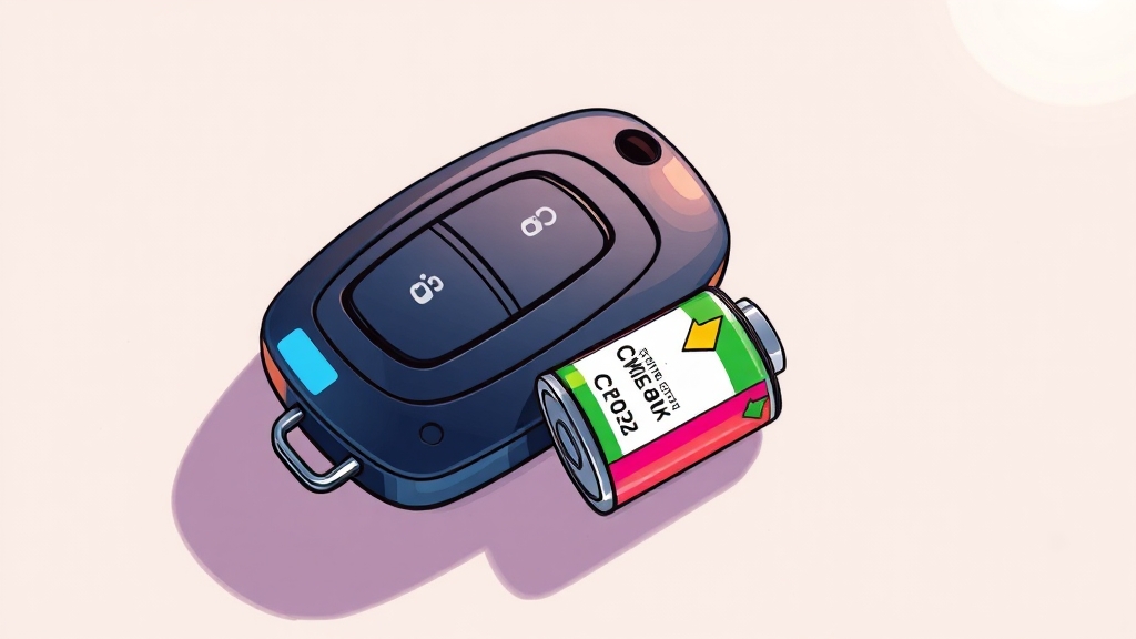 배터리 교체 주기 및 주의사항 (cartoon 스타일)