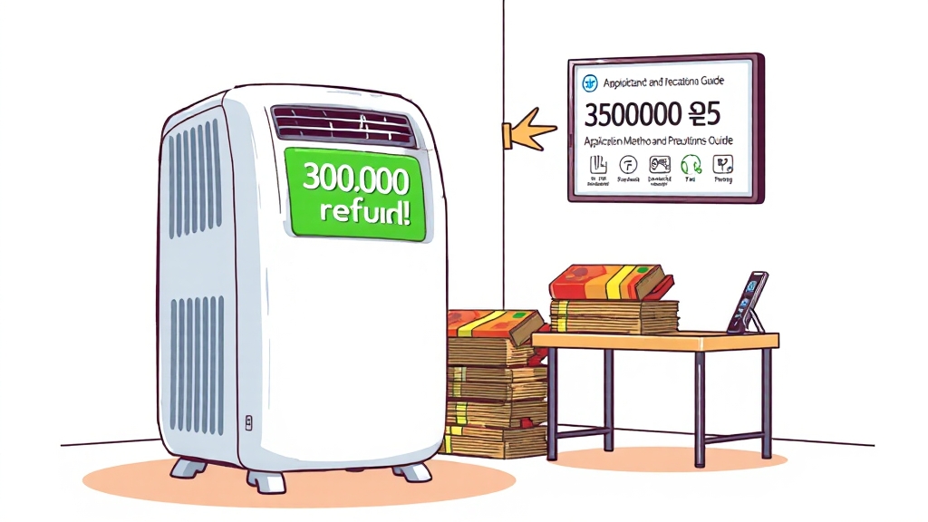 환급 금액, 한도 및 신청 방법 (cartoon 스타일)