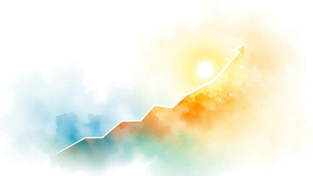 성장률 전망 상향 조정 배경 (watercolor 스타일)