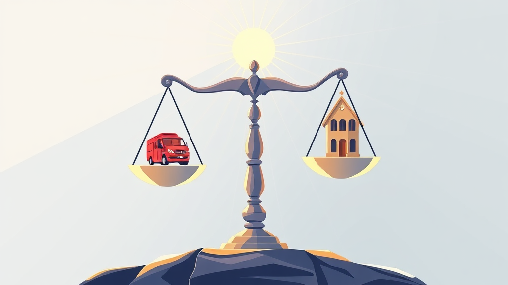 청산형 채무조정의 장단점 및 유의사항 (illustration 스타일)