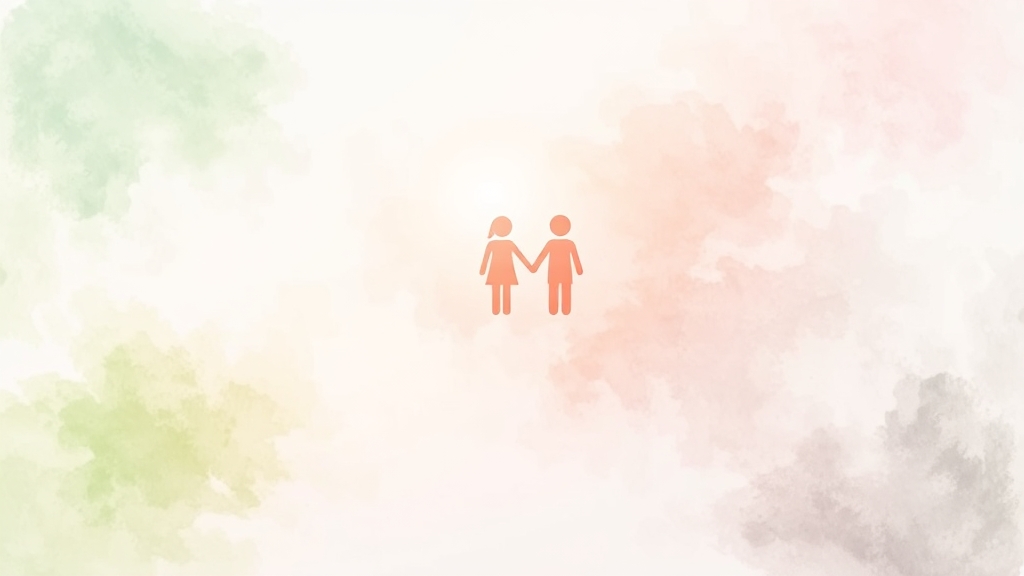 자녀 등록 및 승인 절차 (watercolor 스타일)