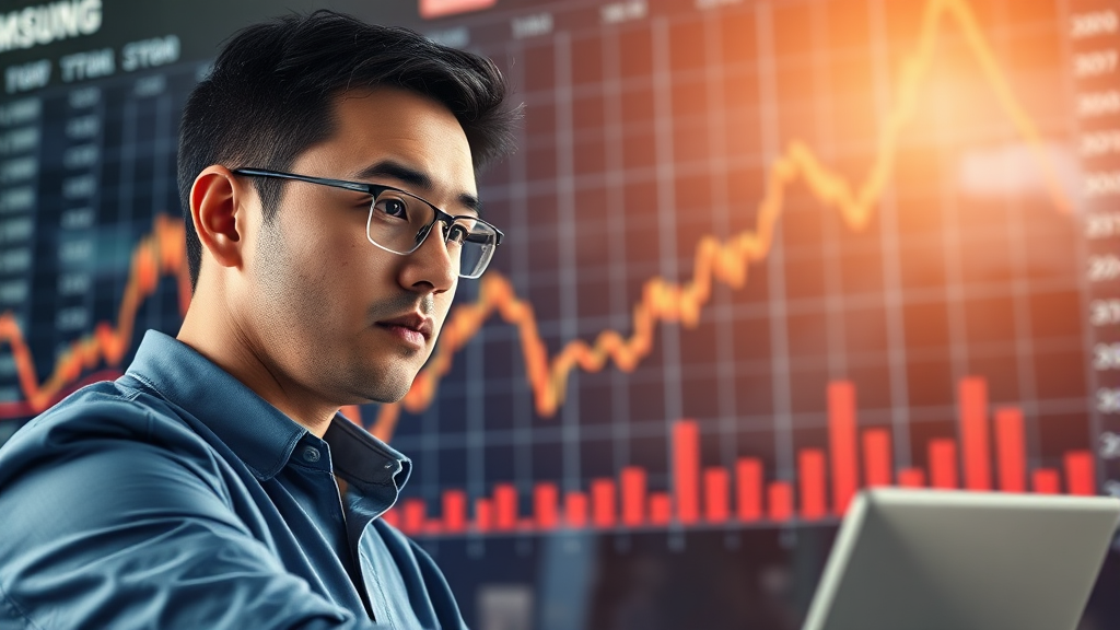 삼성전자 주가 하락 시나리오별 대응 전략 (realistic 스타일)