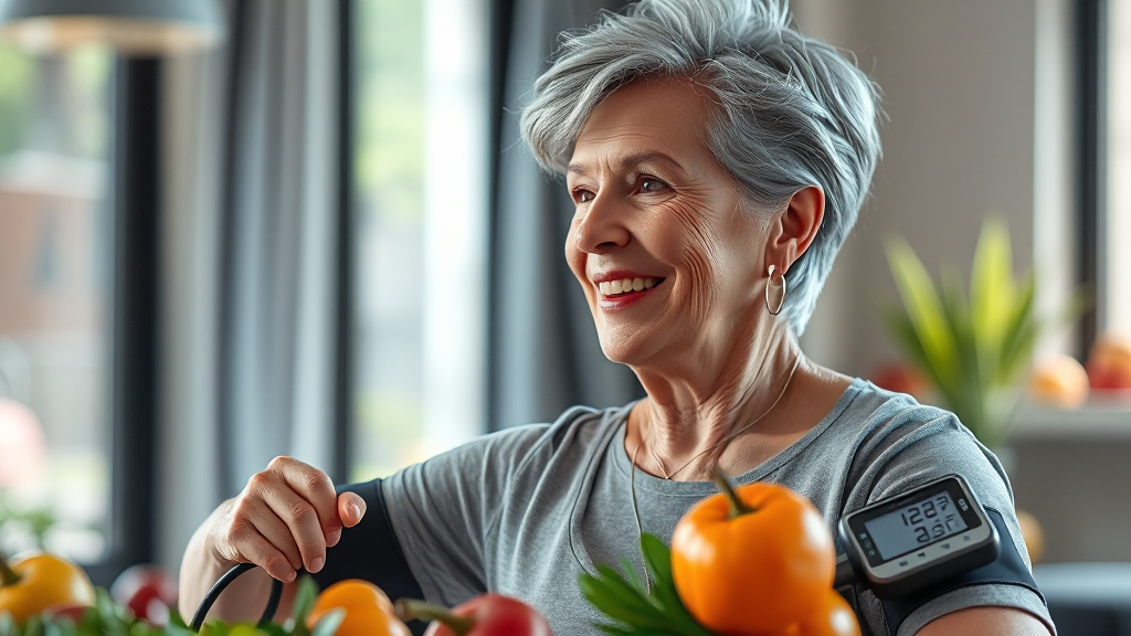 혈압 수치 변화, 어떻게 관리할까요? (realistic 스타일)