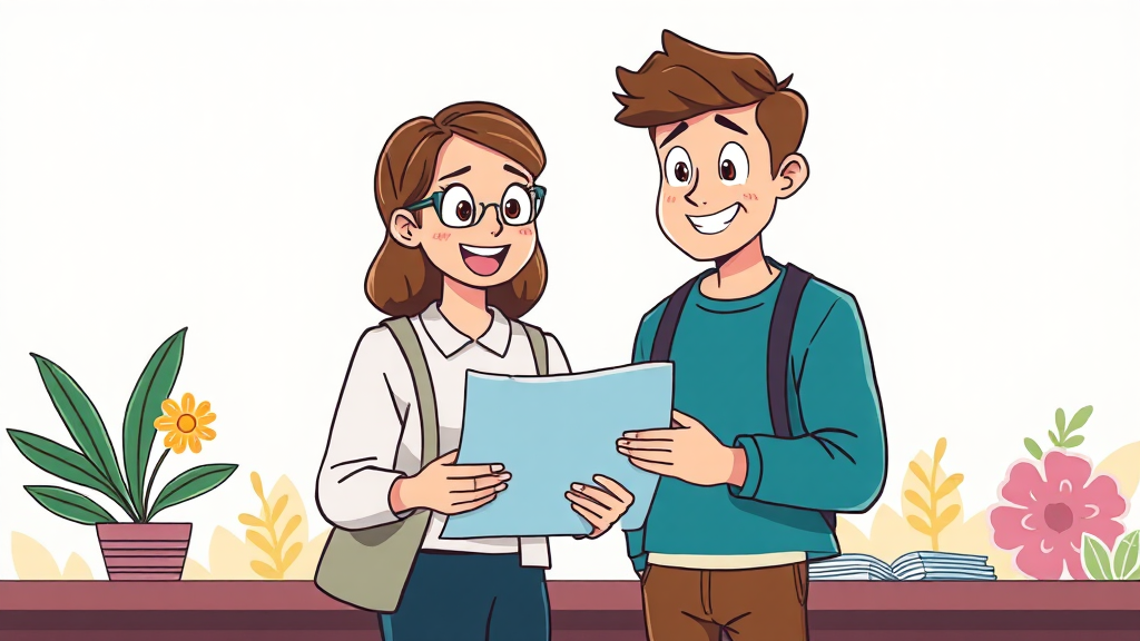 제출 서류 및 가구원 동의 (cartoon 스타일)