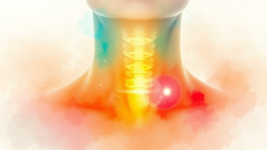 갑상선기능항진증이란? (watercolor 스타일)