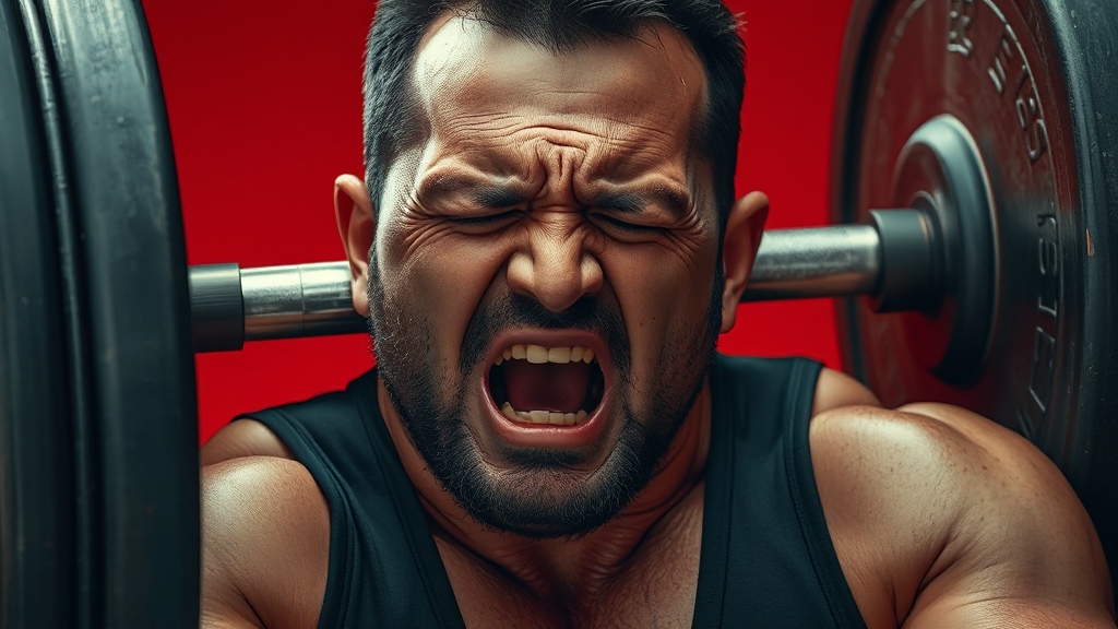 과도한 무게, 독이 될 수 있어요! (realistic 스타일)