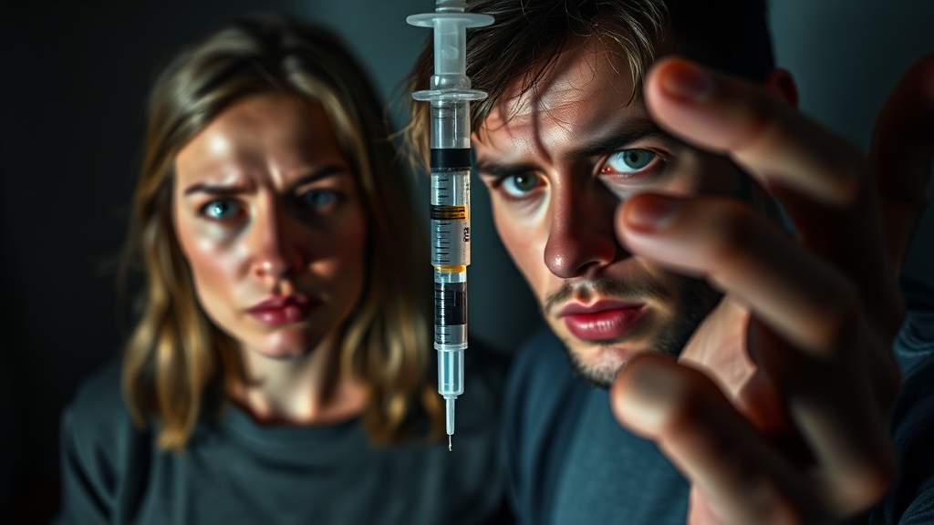 주요 혐의: 타인 투약은 무엇? (realistic 스타일)