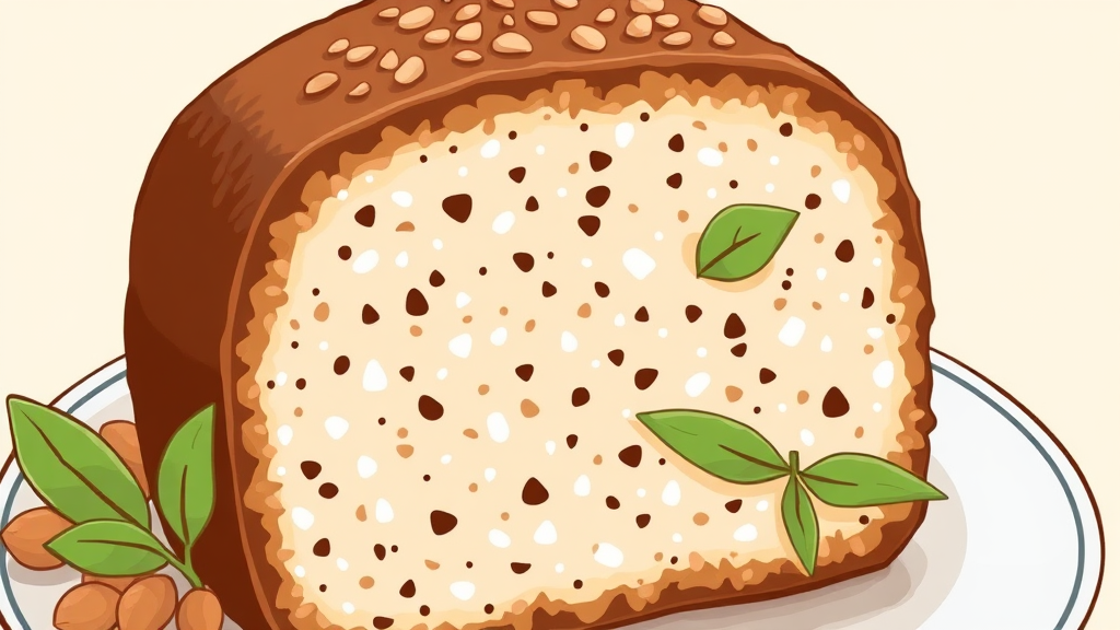 떡의 혈당 지수를 낮추는 방법 (illustration 스타일)