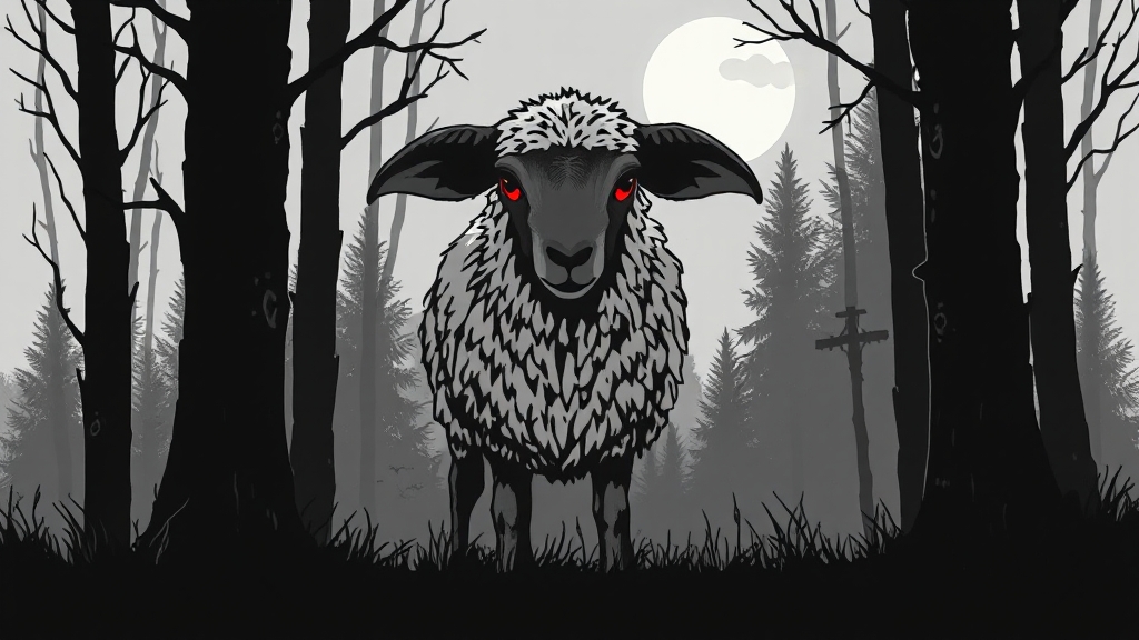 양이 나오는 꿈: 부정적 해몽 (illustration 스타일)