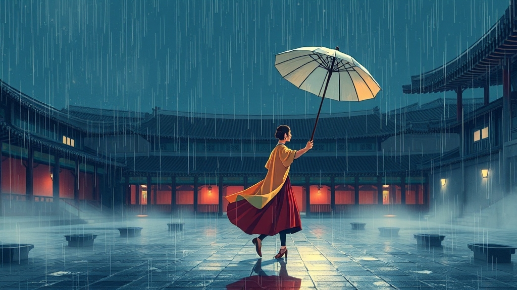 관람 시 유의사항 (illustration 스타일)
