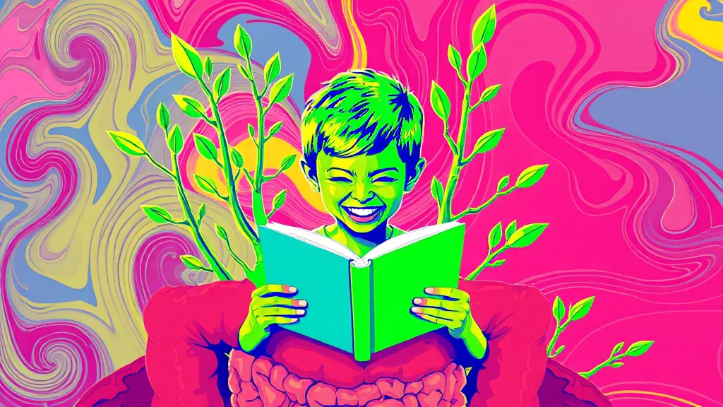 쾌변을 부르는 마법, 장 건강 지킴이 (popart 스타일)