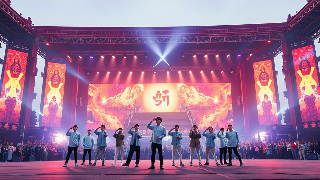 BTS 컴백 라이브: 광화문 특별 무대 개요 (realistic 스타일)