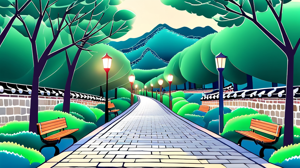 동화 같은 풍경 속으로: 김광석 다시그리기 길 (illustration 스타일)