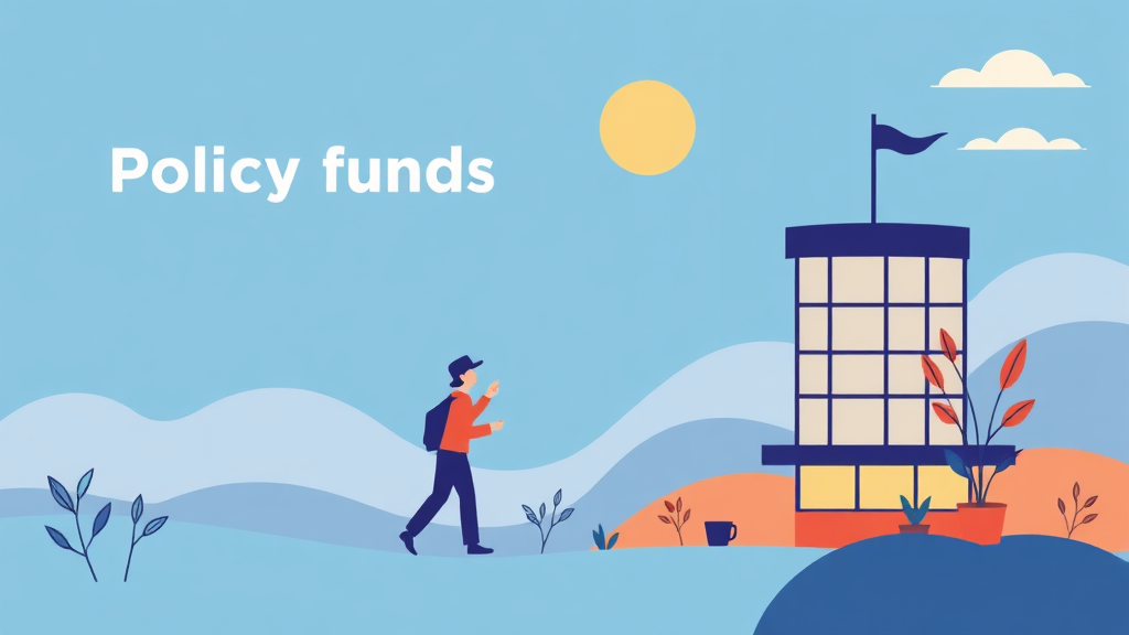 정책자금, 왜 필요할까? (illustration 스타일)