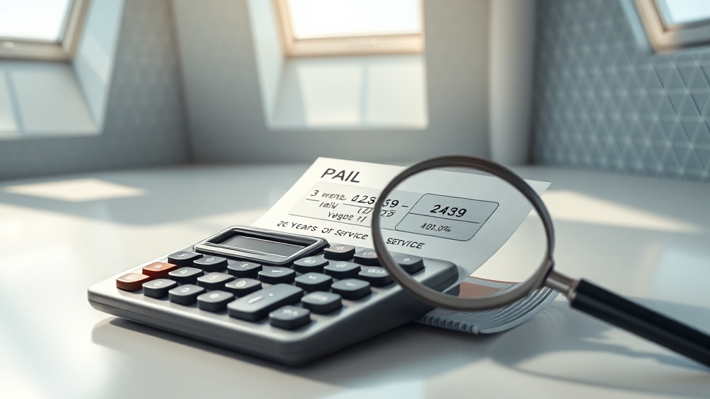 퇴직금, 어떻게 계산할까? (realistic 스타일)