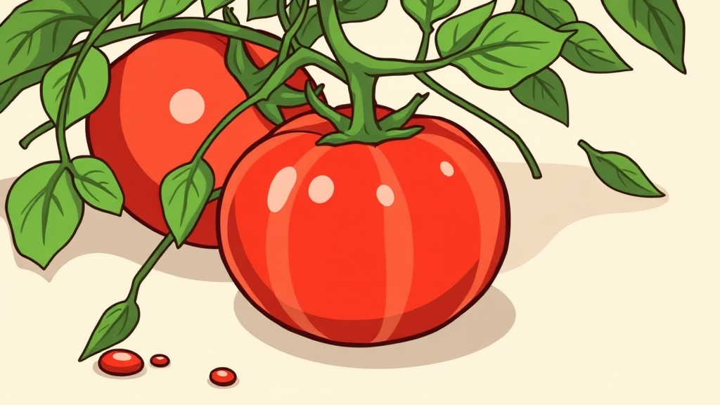 대저토마토란 무엇인가? (cartoon 스타일)