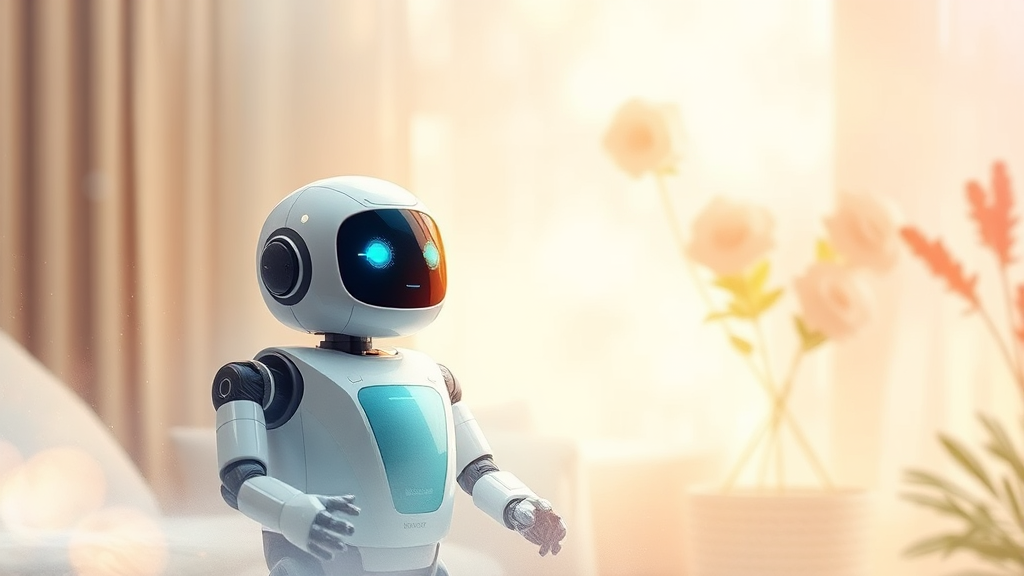 큐라코 AI 배설케어로봇: 통합돌봄의 미래 6 국내외 실증 사업 및 성과 (watercolor 스타일)