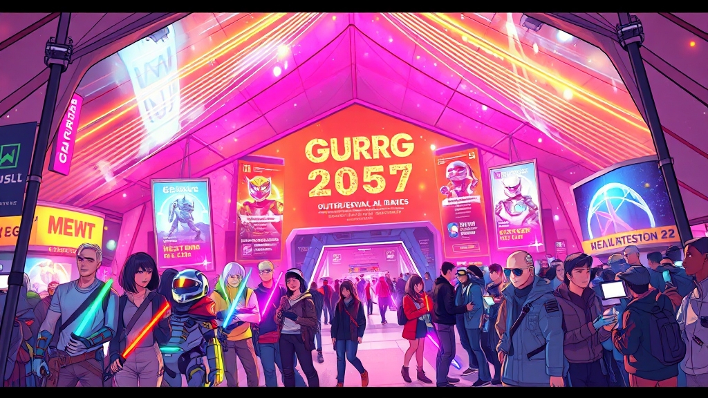 게임 대회 & 이벤트 (illustration 스타일)