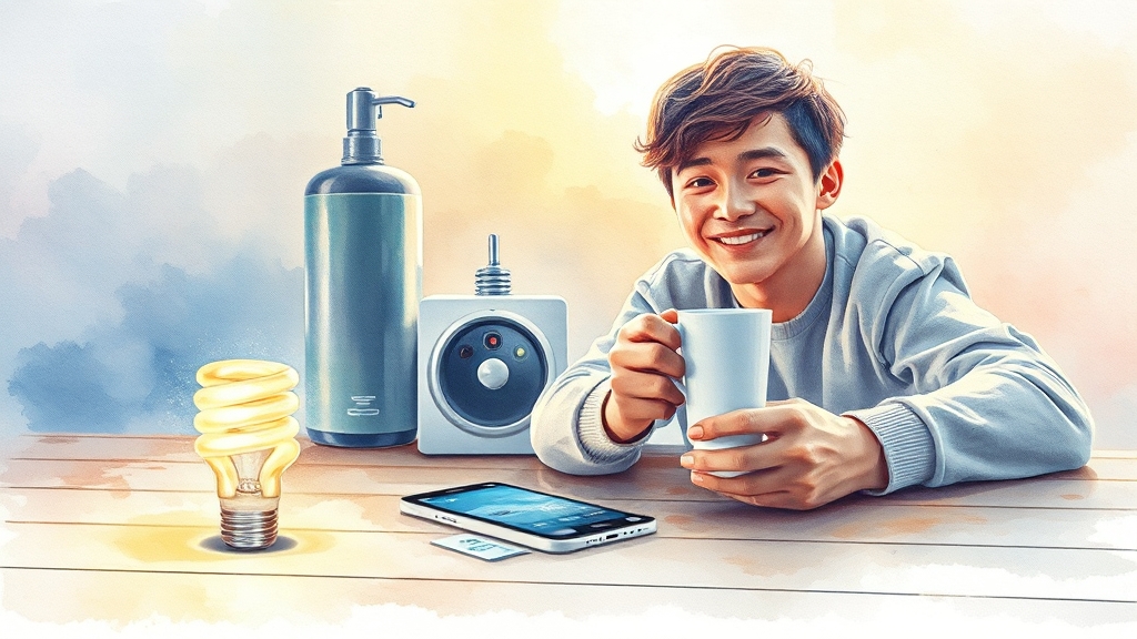 주요 실천 항목과 지급 기준 (watercolor 스타일)
