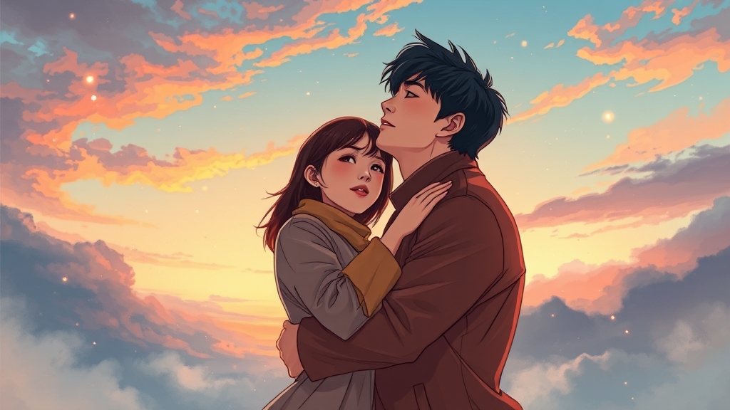 드라마의 감동 포인트 (illustration 스타일)