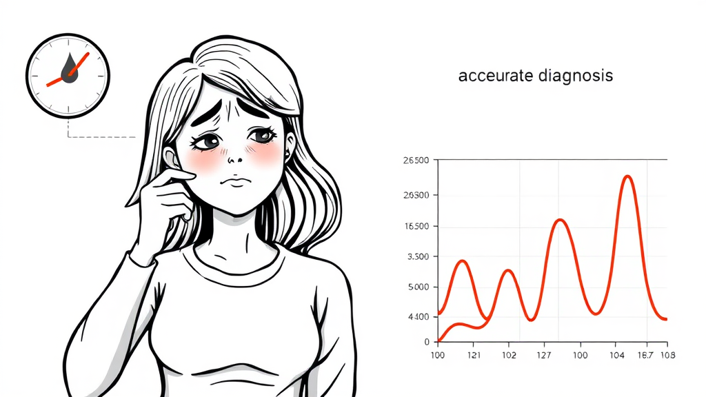요실금, 어떻게 진단하나요? (illustration 스타일)
