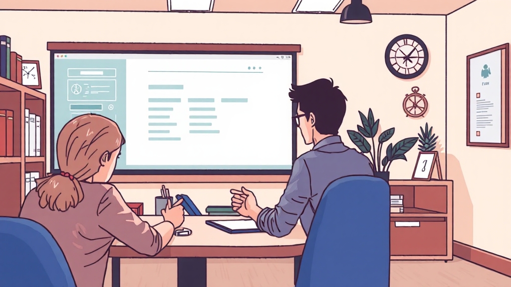 학점은행제 학습 과정 (illustration 스타일)