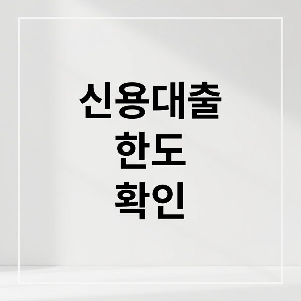 신용대출
한도
확인 (신용대출 한도 7가지 비법)