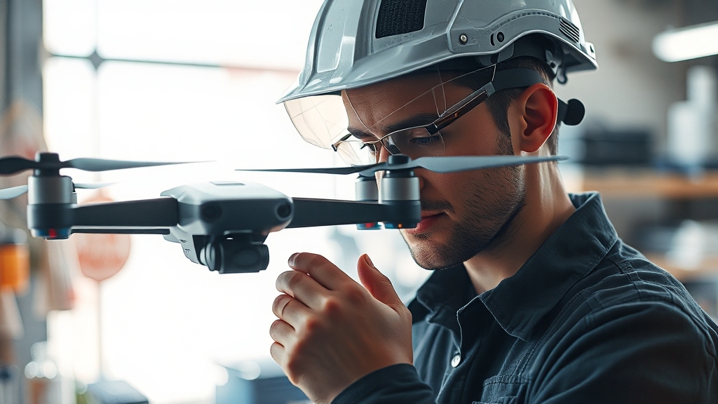 드론, 안전하게 즐기세요! (watercolor 스타일)