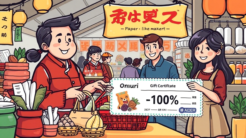 온누리상품권이란? (cartoon 스타일)