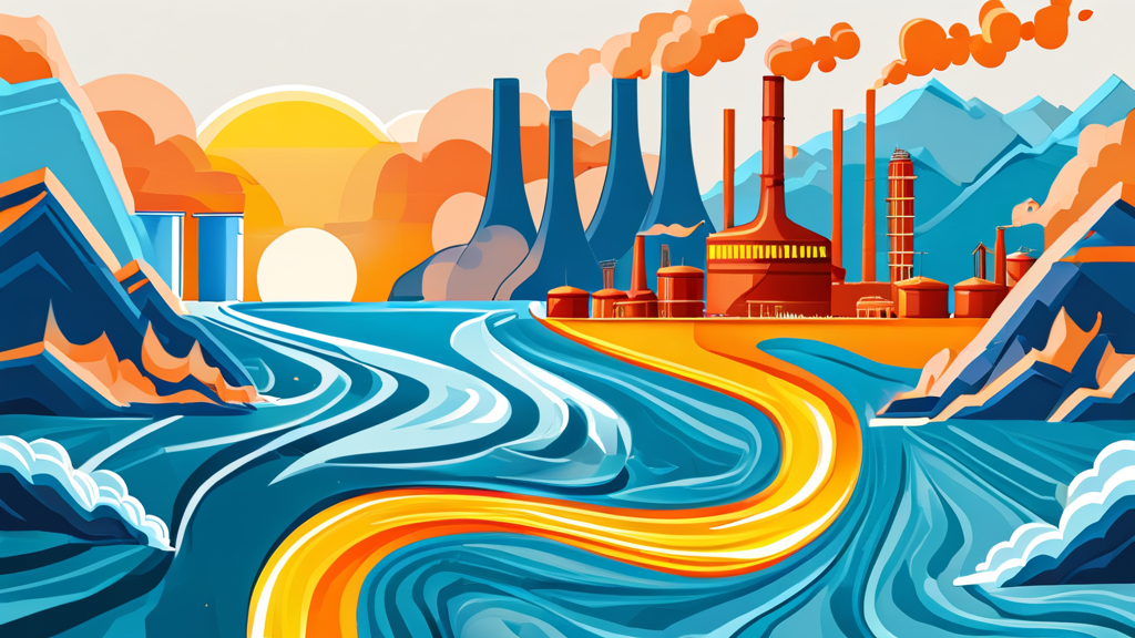 이란산 원유의 주요 수출 시장: 아시아 국가 (illustration 스타일)