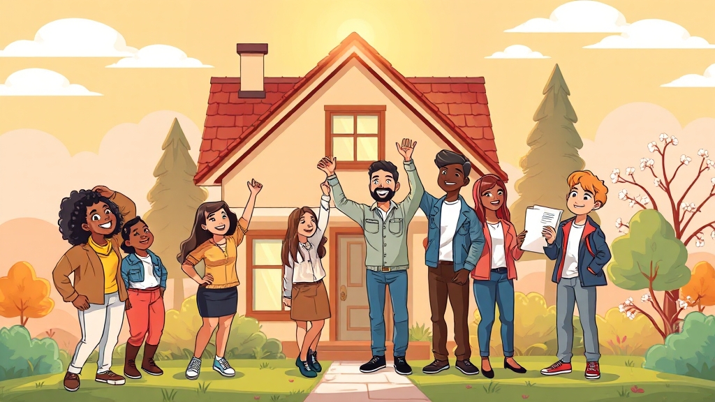 성공 사례 및 신용 회복 전략 (cartoon 스타일)