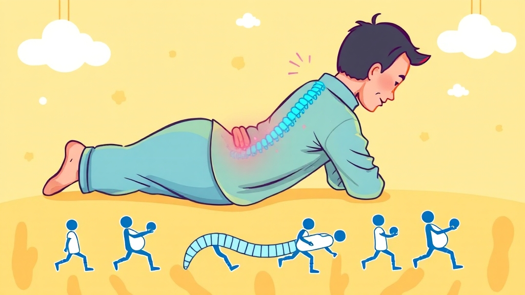 척추압박골절 Q&A (cartoon 스타일)