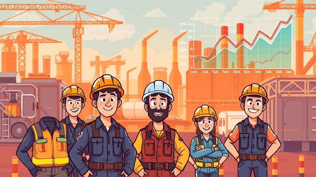 업종별 산재보험 요율, 왜 다를까요? (cartoon 스타일)