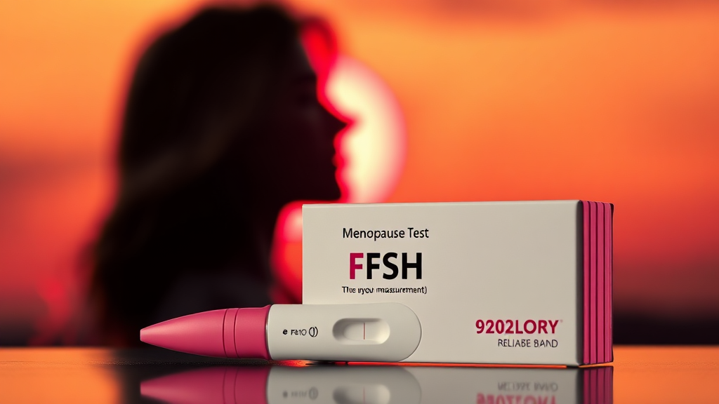 갱년기 테스트기 가격 및 선택 팁 (realistic 스타일)