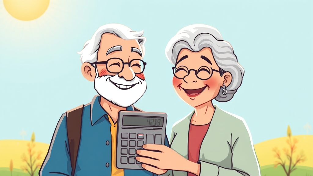 수령액 결정 요인은? (cartoon 스타일)