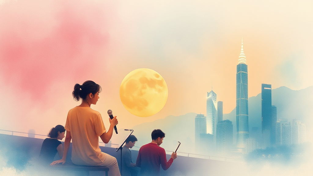 CJ ENM의 입장 및 향후 계획 발표 (watercolor 스타일)