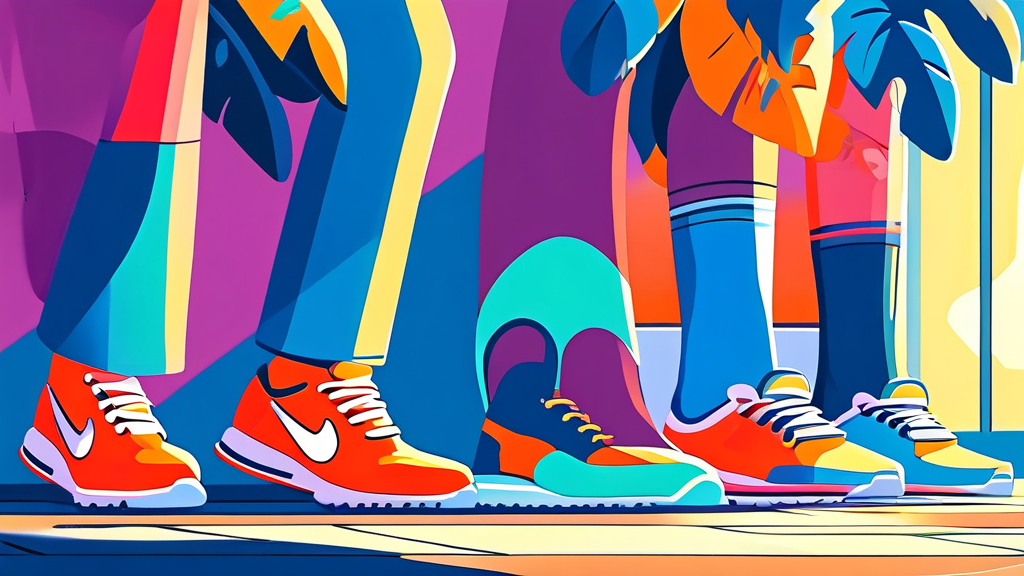 발 건강을 위한 꾸준한 관리와 예방 전략 (cartoon 스타일)