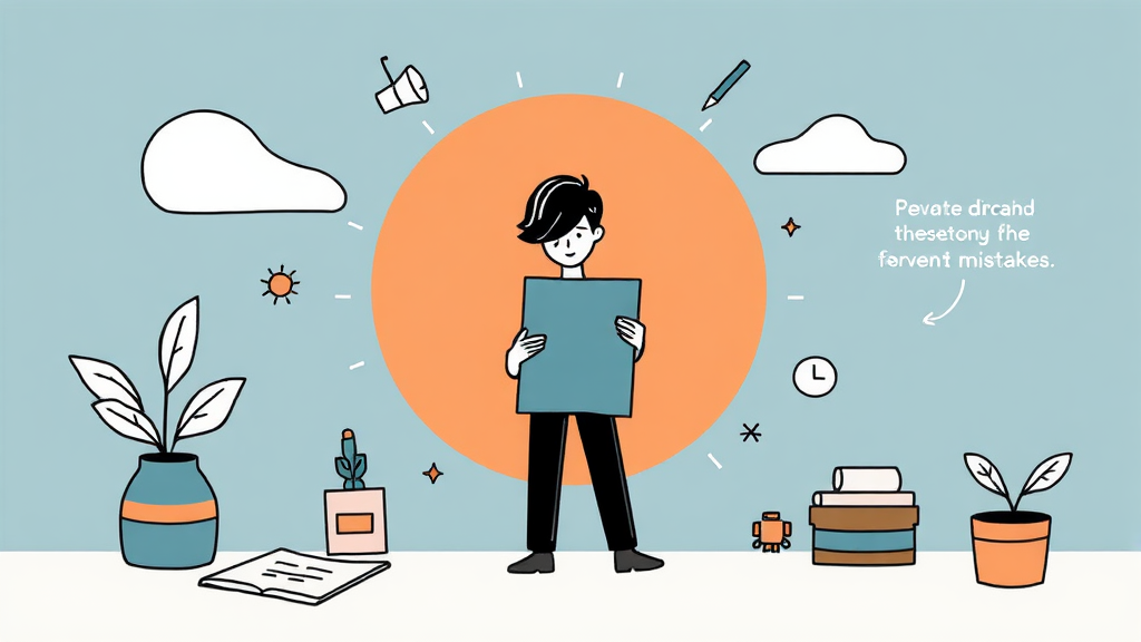 주의해야 할 점과 자주 하는 실수 (illustration 스타일)