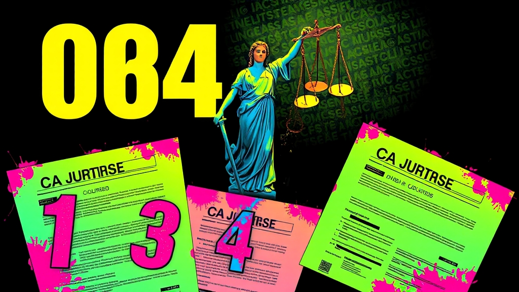 사건번호, 왜 중요할까요? (popart 스타일)