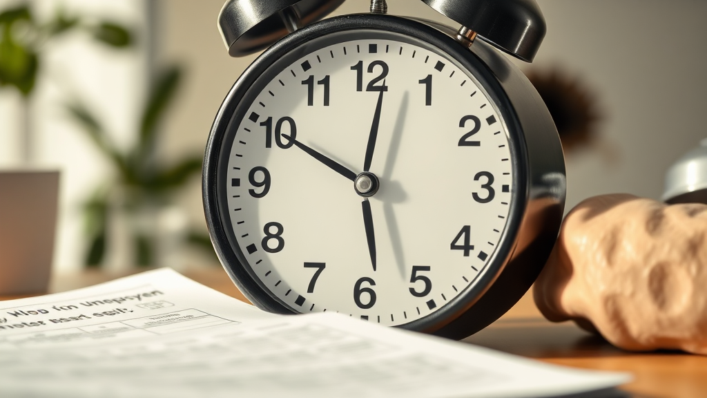 실업급여 지급액 및 수급 기간 (realistic 스타일)