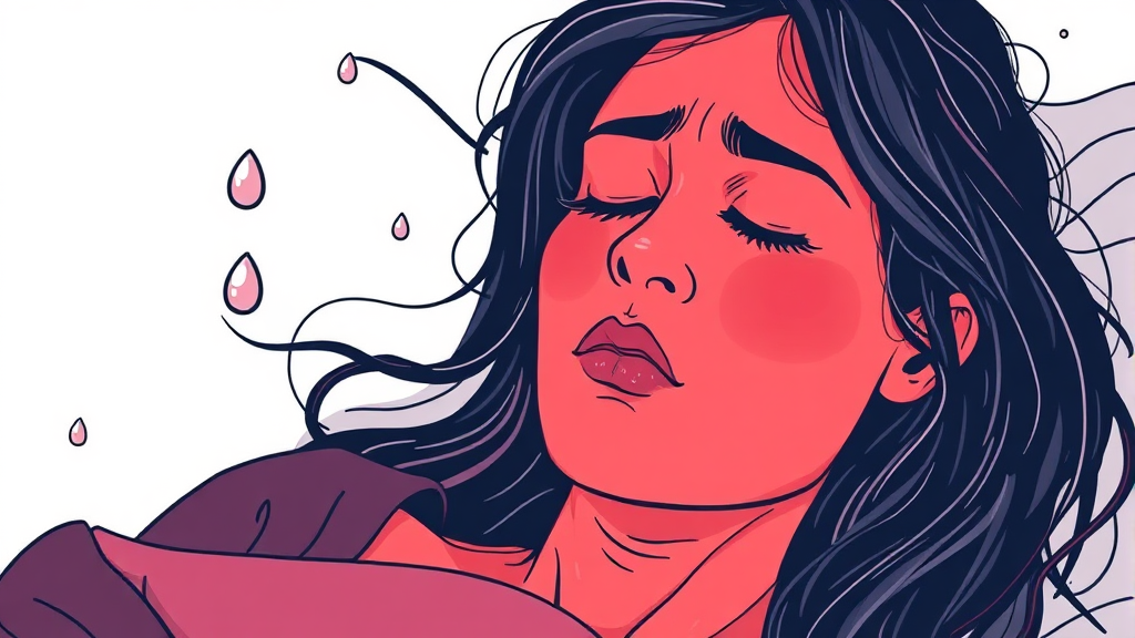 갱년기 자가진단, 왜 필요할까? (illustration 스타일)